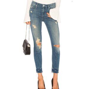 Mother Looker Ankle Fray Jeans